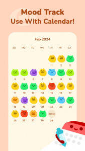 اسکرین شات برنامه Moodpress - Mood Diary Tracker 1