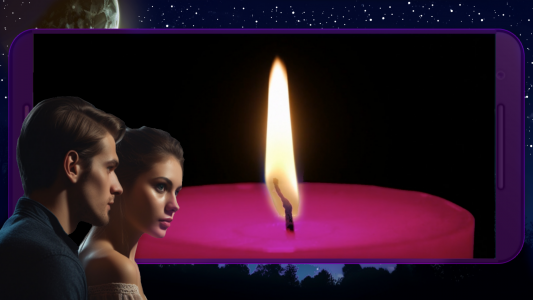 اسکرین شات برنامه Night Light | Candle Fireplace 8