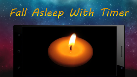 اسکرین شات برنامه Night Candle : relaxation, sleep, meditation music 4