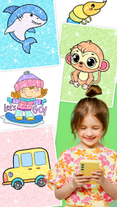 اسکرین شات 5 بازی Coloring Games for Kids: Paint