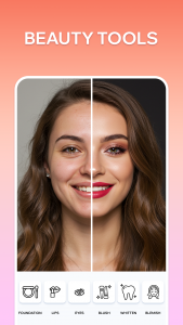اسکرین شات 1 برنامه Beauty Camera: Selfie Editor