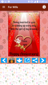اسکرین شات برنامه Marriage Anniversary Wishes 3