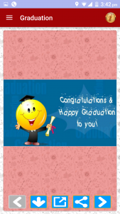 اسکرین شات برنامه Congratulations Greeting Cards 2