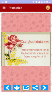 اسکرین شات برنامه Congratulations Greeting Cards 4