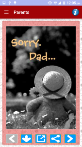 اسکرین شات 4 برنامه Sorry Cards & Picture Messages