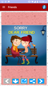 اسکرین شات 6 برنامه Sorry Cards & Picture Messages