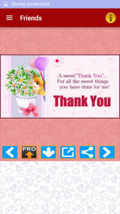 اسکرین شات برنامه Thank You Greeting Card Images 5