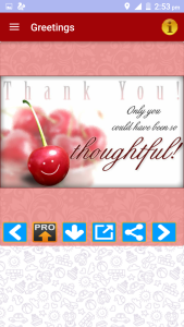 اسکرین شات 2 برنامه Thank You Greeting Card Images
