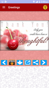 اسکرین شات برنامه Thank You Greeting Card Images 2