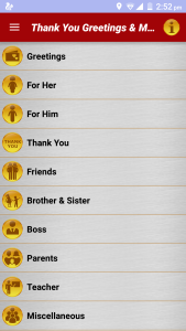 اسکرین شات 1 برنامه Thank You Greeting Card Images