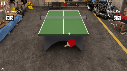 اسکرین شات بازی Virtual Table Tennis 1