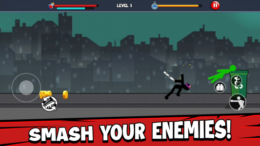 اسکرین شات بازی Anger of Stickman: Stick Fight 1