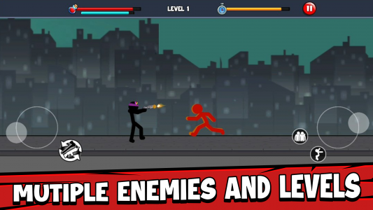 اسکرین شات بازی Anger of Stickman: Stick Fight 4