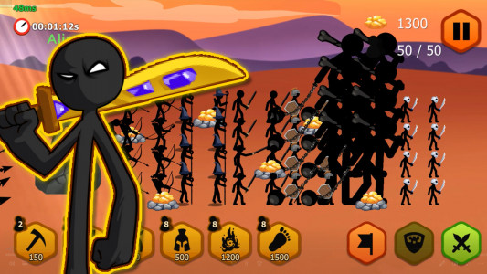 اسکرین شات بازی Stickman War Battle 2