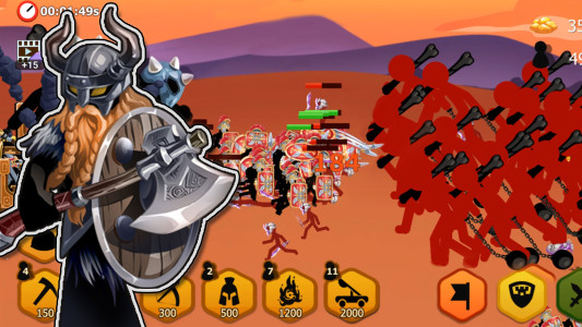 اسکرین شات 2 بازی Stickman Battle 2: Empires War