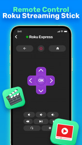 اسکرین شات برنامه Tv Remote: Roku Remote Control 1