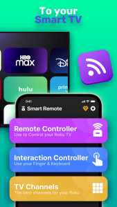 اسکرین شات برنامه Tv Remote: Roku Remote Control 3