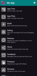 اسکرین شات برنامه App Builder 2