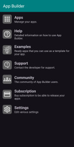 اسکرین شات 1 برنامه App Builder