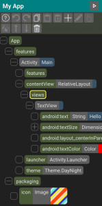 اسکرین شات برنامه App Builder 2
