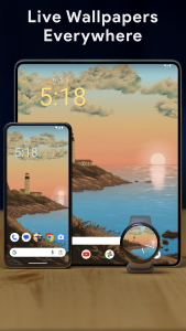 اسکرین شات 4 برنامه Live Wallpapers by Horizon