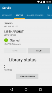 اسکرین شات 1 برنامه ServiiDroid