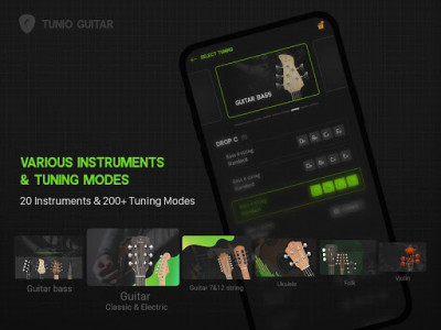 اسکرین شات برنامه Guitar Tunio - Guitar Tuner 7