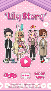 اسکرین شات 1 بازی Lily Story : Dress Up Game