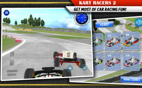 اسکرین شات بازی Kart Racers 2 - Car Simulator 1