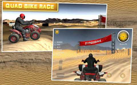 اسکرین شات بازی Quad Bike Race Desert Offroad 7
