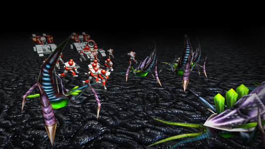اسکرین شات بازی Stickman Aliens Battle Simulator 3
