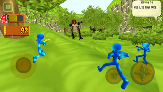 اسکرین شات بازی Stickman Dinosaur Hunter 3