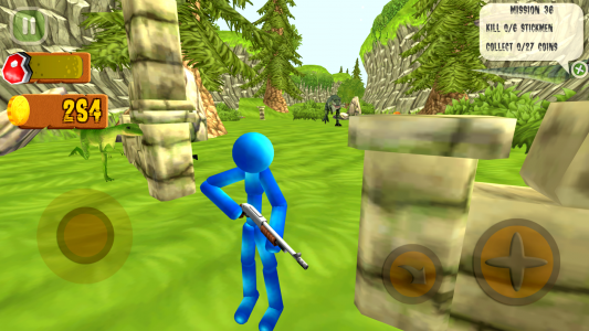 اسکرین شات بازی Stickman Dinosaur Hunter 5