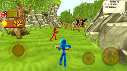 اسکرین شات 6 بازی Stickman Dinosaur Hunter