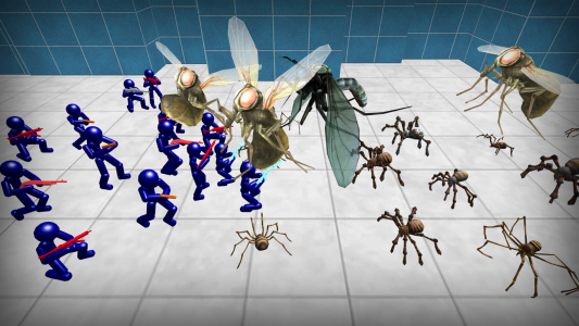 اسکرین شات بازی Stickman Spiders Battle Simula 3