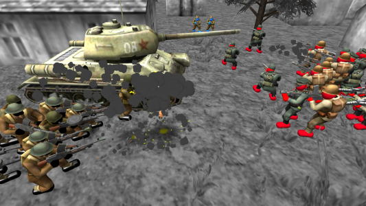 اسکرین شات بازی Stickman WW2 Battle Simulator 4