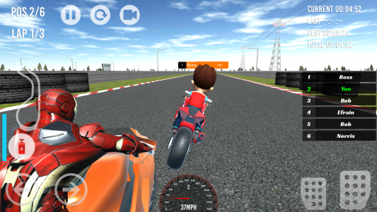 اسکرین شات بازی Paw Ryder Moto Patrol Race 3D 3