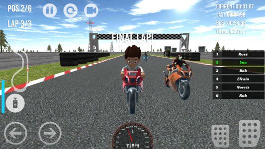اسکرین شات بازی Paw Ryder Moto Patrol Race 3D 4