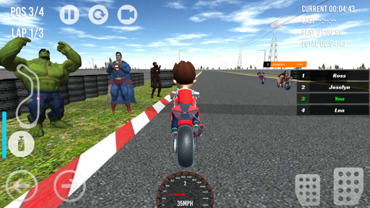 اسکرین شات بازی Paw Ryder Moto Patrol Race 3D 2