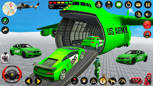 اسکرین شات برنامه Army Car Transport Truck Sim 3