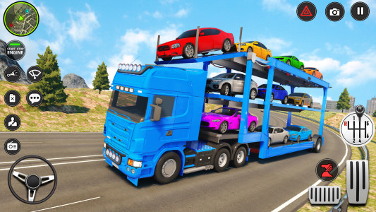 اسکرین شات برنامه Offroad Car Transporter Truck 4