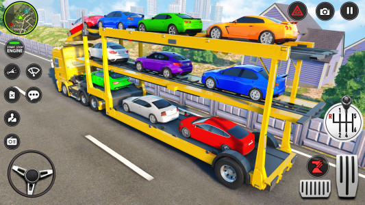 اسکرین شات برنامه Offroad Car Transporter Truck 7