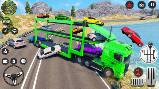 اسکرین شات برنامه Offroad Car Transporter Truck 6