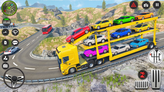 اسکرین شات برنامه Offroad Car Transporter Truck 5