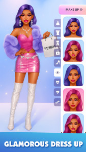اسکرین شات 4 بازی Fashion Makeover Dress Up Game