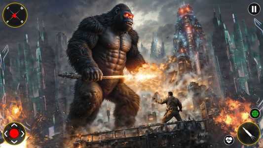 اسکرین شات 5 برنامه King Kong Gorilla City Attack