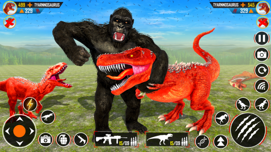 اسکرین شات برنامه Angry Gorilla City Attack Game 4