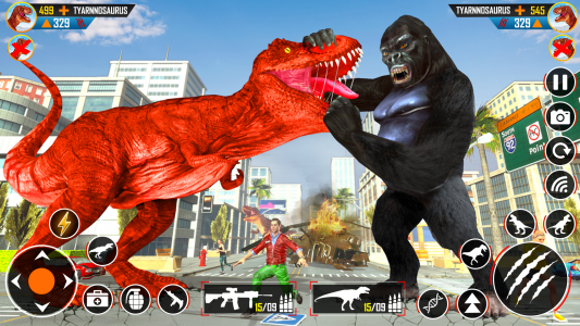 اسکرین شات 4 برنامه King Kong Gorilla City Attack
