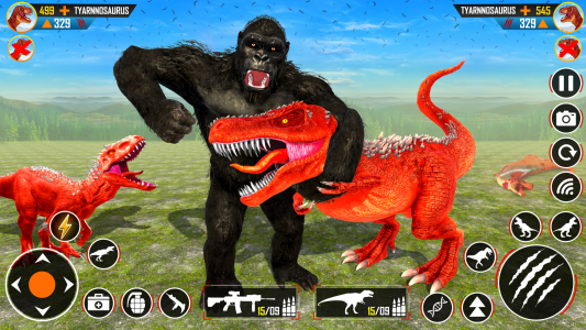 اسکرین شات برنامه King Kong Gorilla City Attack 4