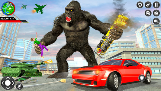 اسکرین شات برنامه King Kong Gorilla City Attack 3